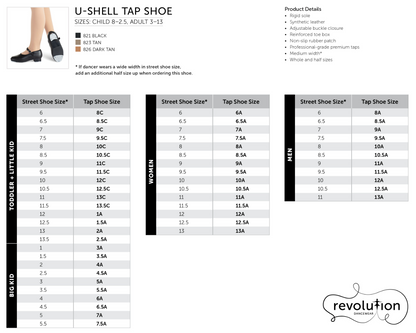 U-Shell Tap Shoe