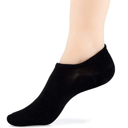 Adult Black No Show Socks